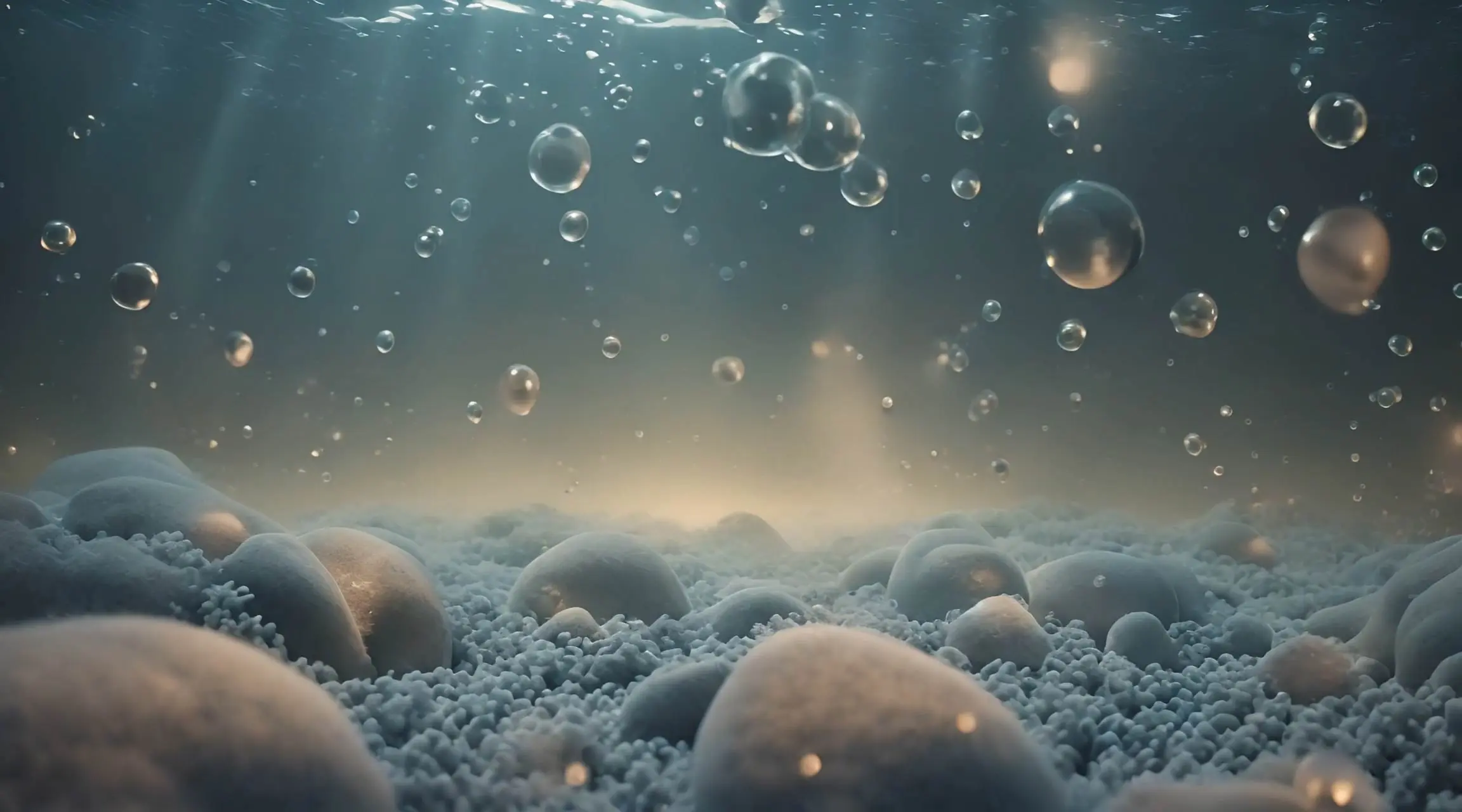 Creative Underwater Bubbles Stock Video